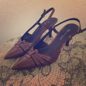 Anne Klein sling back pumps